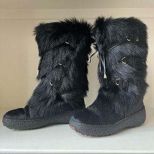 Pajar real fur waterproof Davos boots size EU 40 (US 8 to 9)